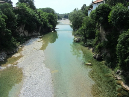 IMG 3757 Reka Nadiža s Hudičevega mostu v Čedadu