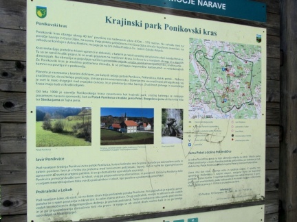 IMG 4193 Info tabla krajinskega parka Ponikovski kras
