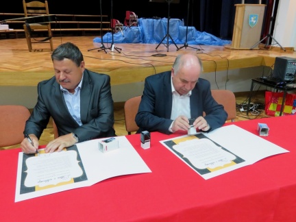 IMG 2933 Podpis listine o sodelovanju med DU Šenčur in DU Tržišče