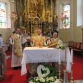 IMG 3836 Maša v cerkvi Sv. Jurija-daroval prelat Anton Slabe (foto Franci Erzin)