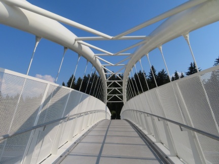 IMG 5228 Šenčur-most vdihljajev (most za kolesarje in pešce čez gorenjsko avtocesto)