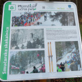 IMG 0111 Info tabla o nekdanji smučarski skakalnici na Homškem hribu