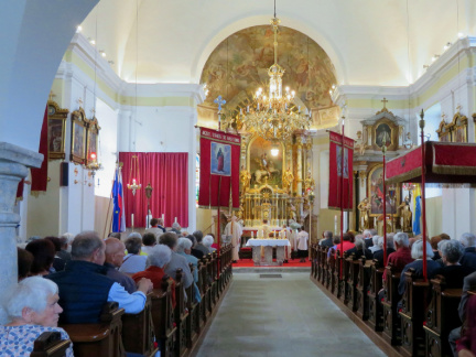 IMG 1332 Maša v cerkvi sv. Jurija v Šenčurju